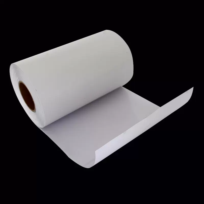 激光打印 80gsm铜版纸水胶/54gsm白格 PA0605W21卷材